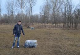 Tânăr cercetat de poliţiştii de frontieră pentru contrabandă cu ţigări! - FOTO