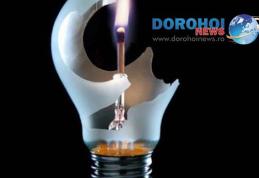 Atenție! Se întrerupe curentul în județul Botoșani. Vezi dacă ești și tu afectat!