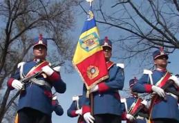 Ceremonie militară de acordare a drapelului de luptă