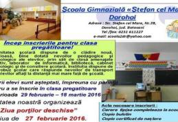 Ziua porţilor deschise la Şcoala Gimnazială „Ştefan cel Mare” Dorohoi