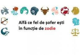 Ce fel de şofer eşti în funcţie de zodie