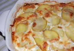 Cartofi cu ouă și cașcaval