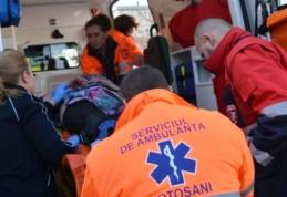 Cei doi soţi răniţi în accidentul de circulație vor fi transferați de urgență la Iași