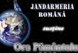 De „Ora Pământului” Jandarmeria stinge lumina, nu și vigilența