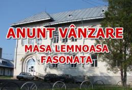 ANUNȚ! Liceul Teoretic „Anastasie Bașotă” Pomârla organizează licitației pentru vînzare masă lemnoasă fasonată la drum auto