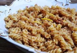 Macaroane cu nucă – rețetă de post