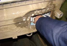 Honda „alimentată” cu ţigări de contrabandă - FOTO