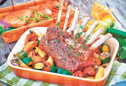 Coaste de miel cu legume