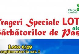 Loteria organizează, de Paști, extrageri duble pentru jocurile Loto 6/49, Joker și Loto 5/40