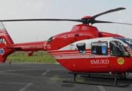 Una dintre fetele rănite în accident transferată la Iaşi cu elicopterul SMURD