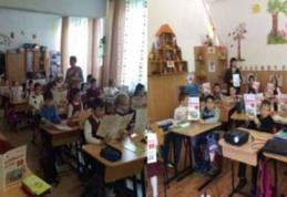 Poliţiştii botoşăneni – activităţi preventive, alături de copiii şcolii gimnaziale „Ștefan cel Mare” Botoşani