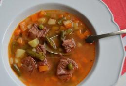 Ciorbă de vită cu fasole verde