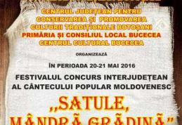 Festivalul concurs „Satule, mândră grădină” ediția XXXVII. Vezi unde și când se desfășoară!