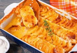 Cartofi noi la tavă