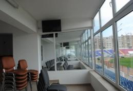 Distrugeri de 7000 de lei la tribuna VIP  a Stadionului municipal Botoşani