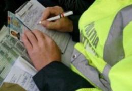 Șofer depistat în trafic cu permisul suspendat 