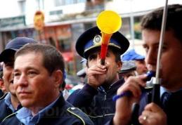 Poliţiştii vor protesta luni în Capitală