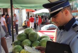 Razie a poliţiştilor privind activităţile comerciale ilicite. 28 de agenţi economici verificați!