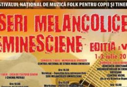 Festivalul National de Muzica Folk „Seri melancolice eminesciene” ediția a VII-a, 1- 3 iulie 2016