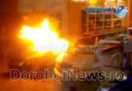 Victima propriei răzbunări: Tânărul care a incendiat autoturismul din Dorohoi ajuns în stare gravă la spital!