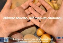 Şi botoşănenii sunt invitaţi să participle la campania „Mânuţe fericite, NU mânuţe chinuite”