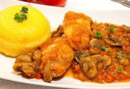 Tocăniță de pui cu ciuperci