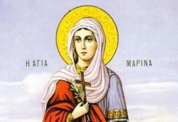 Duminică este sărbătorită Sfânta Marina