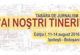 Tabăra de jurnalism „Ai noștri tineri”, dedicată poetului și jurnalistului Mihai Eminescu
