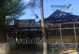 Bar de pe Bulevardul Victoriei din Dorohoi distrus parţial de un scurtcircuit electric - FOTO