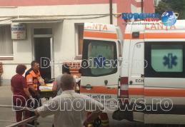 Bărbat de 38 de ani căzut în centrul Dorohoiului trimis de urgență la Iași - FOTO