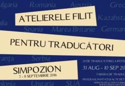 Atelierele FILIT pentru traducători la Ipoteşti