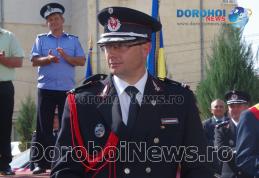Sorin Barbacariu, comandantul Detașamentului de Pompieri Dorohoi, a fost avansat în grad - FOTO