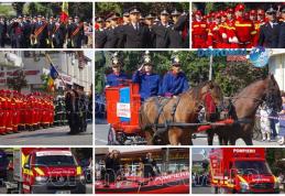 Paradă impresionantă a pompierilor organizată la Dorohoi cu ocazia Zilei Pompierilor din România – VIDEO / FOTO