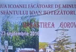 Ziua Icoanei Făcătoare de minuni a Sfântului Ioan Botezătorul la Mănăstirea Gorovei
