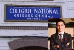 Robert Stredie, noul reprezentant al elevilor în CA al Colegiului Național „Grigore Ghica” Dorohoi