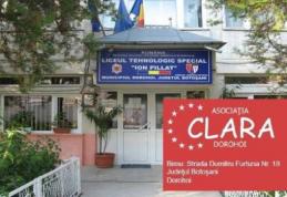 Asociaţia „Clara” și Liceul Tehnologic Special „Ion Pillat” Dorohoi, lansează proiectul „Nu suntem diferiţi”