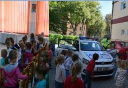 Activităţi preventive ale poliţiştilor rutieri la Grădiniţa nr.8 Dorohoi