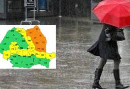 Atenție, a fost emisă o nouă informare meteo! COD PORTOCALIU de precipitații mixte! Vezi perioada!