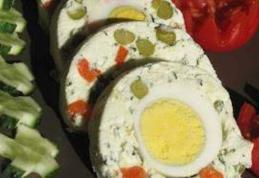 Ruladă de brânză cu ouă