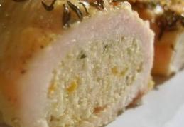 Rulada de pui cu sunca 