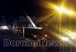 S-a oprit cu mașina în calea ferată! Bărbat rănit într-un accident produs pe drumul Dorohoi-Botoșani - FOTO