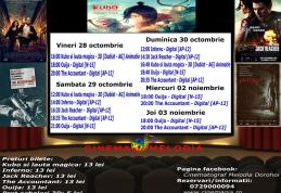 Vezi ce filme vor rula la Cinema „MELODIA” Dorohoi, în săptămâna 28 octombrie – 3 noiembrie