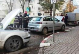 Vezi ce au găsit poliţiştii în maşina unui tânăr care a provocat un accident în lanţ pe o stradă din Botoşani