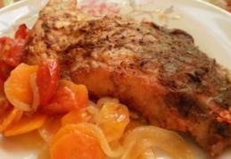 Crap cu legume la cuptor