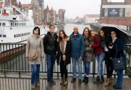 Elevi și profesori ai Liceului „Regina Maria” Dorohoi în reuniune de proiect Erasmus +, în Slupsk, Polonia - FOTO