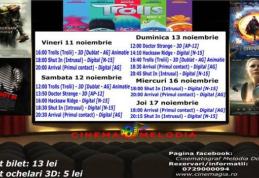 Vezi ce filme vor rula la Cinema „MELODIA” Dorohoi, în săptămâna 11 – 17 noiembrie - FOTO