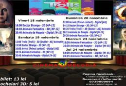 Vezi ce filme vor rula la Cinema „MELODIA” Dorohoi, în săptămâna 18 – 24 noiembrie - FOTO