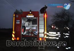 Intervenție promptă a pompierilor! Incendiu izbucnit de la coșul de fum al unei case din Hilișeu-Horia - FOTO