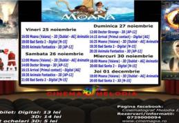 Vezi ce filme vor rula la Cinema „MELODIA” Dorohoi, în săptămâna 25 noiembrie – 1 decembrie – FOTO