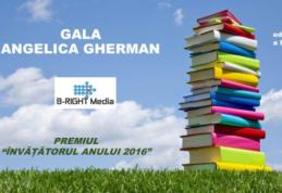 Asociația B-Right Media lansează competiția pentru Premiul Învățătorul Anului 2016